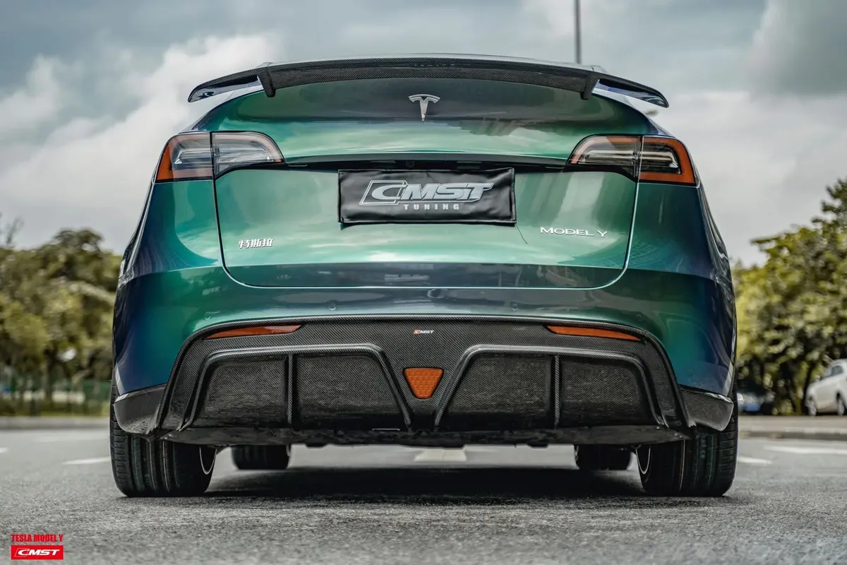 Cmst Tuning Carbon Fiber Rear Spoiler Ver.2 For Tesla Model Y 3