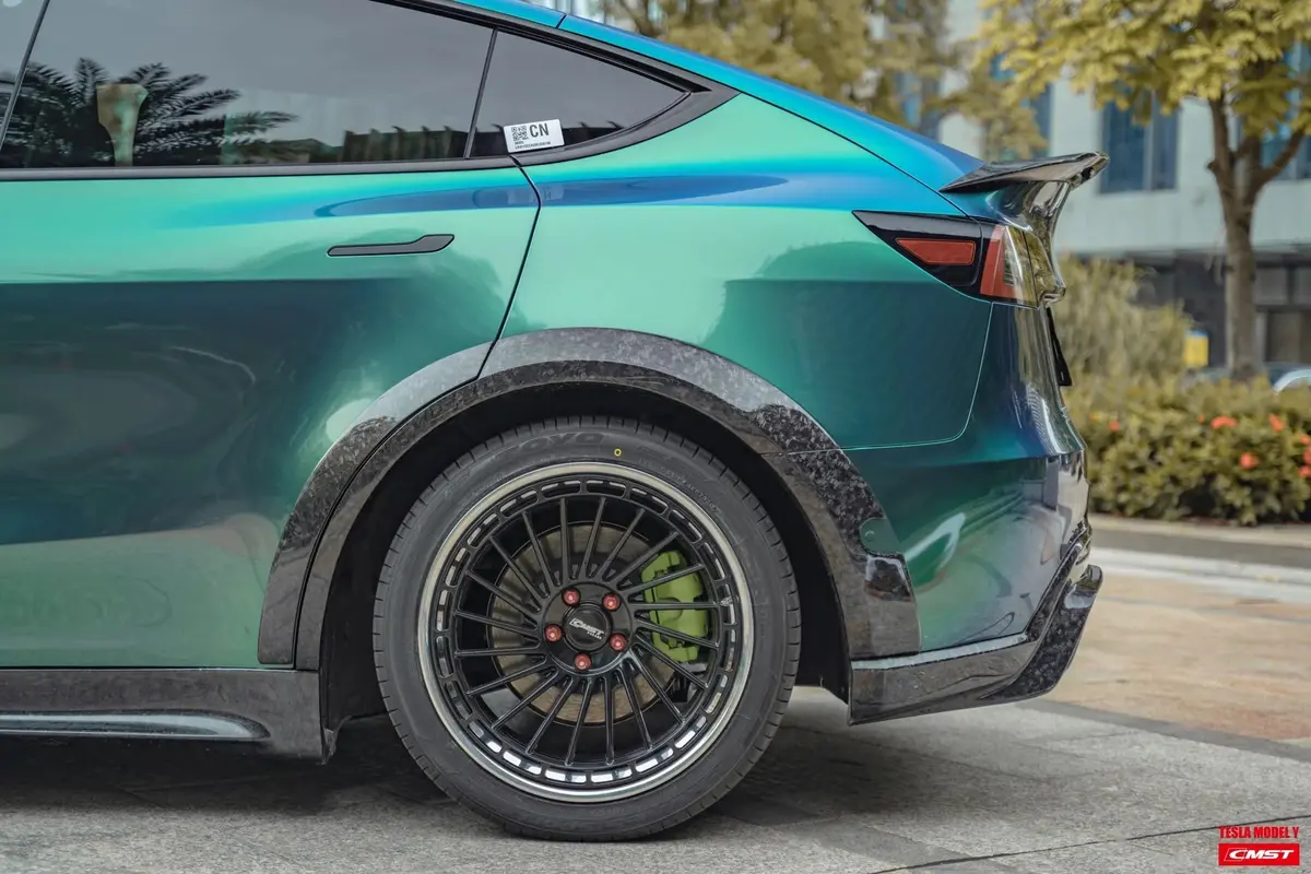 Cmst Tuning Carbon Fiber Widebody Wheel Arches For Tesla Model Y 1