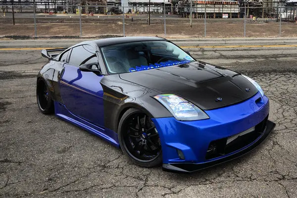 Carbonado 2003-2008 Nissan 350Z Dl Style Wide Fender Set 1