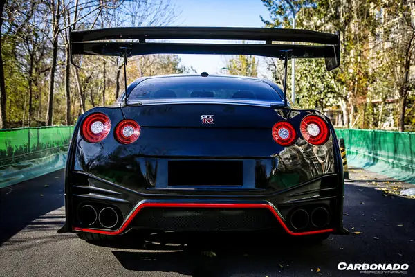 Carbonado 2008-2022 Nissan Gtr R35 Cba/Dba/Eba Vtx Style Trunk Spoiler 1
