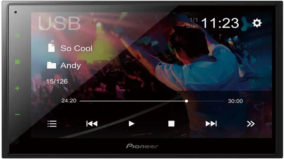 Pioneer Pc-Dmh-340Ex 6.8" Capacitive Touchscreen, Amazon Alexa When Paired With Pioneer Vozsis App, Bluetooth®, Back-Up Camera Ready - Digital Media Receiver 1