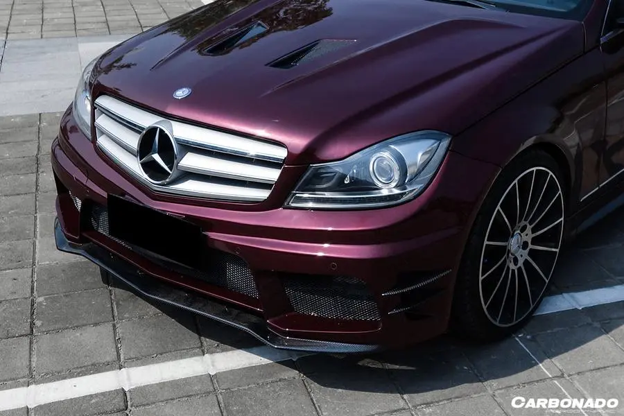 Carbonado 2012-2014 Mercedes Benz C Class W204 P Style Front Bumper 1
