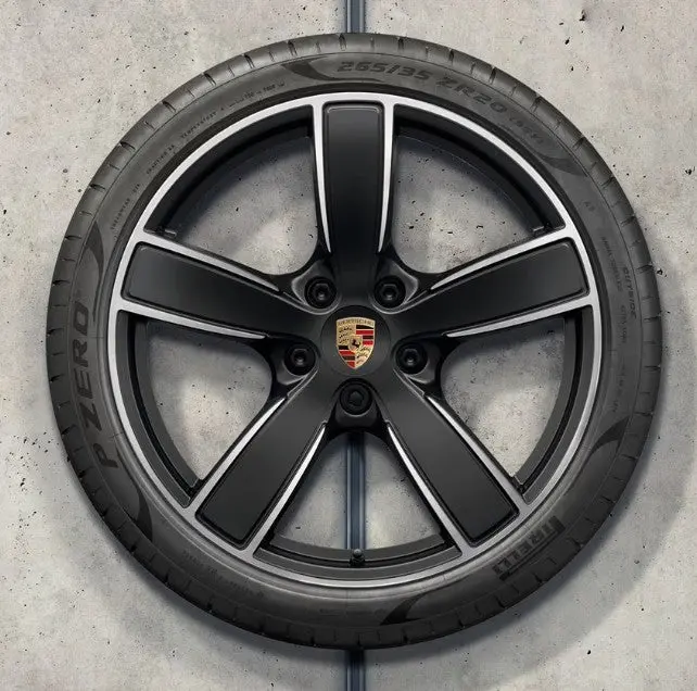 20” Porsche 718 Boxster / Cayman Carrera Sport Oe Complete Wheels Set 1