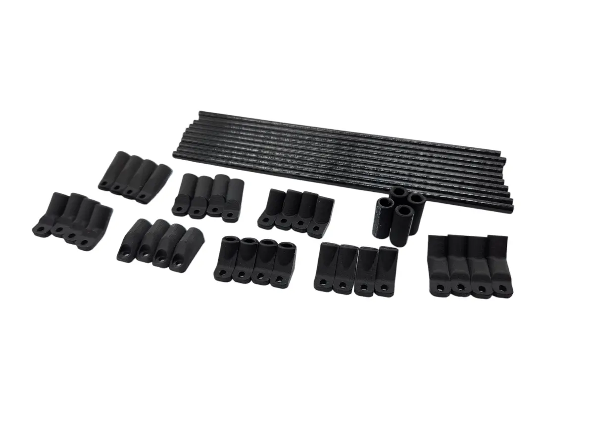 61421 Fivestar Ultimate Body Brace Kit With Carbon Fiber Tubes 1