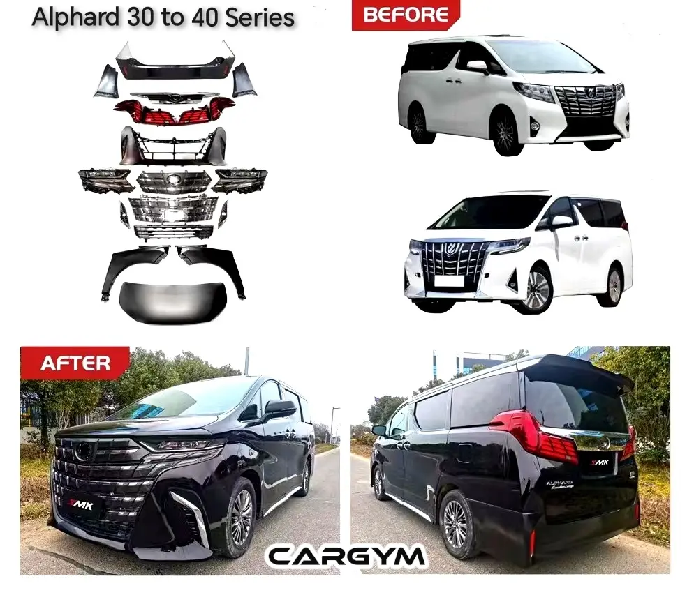 Toyota Alphard 30 2015+ Upgrade To 40 Series Full Conversion Kit 1