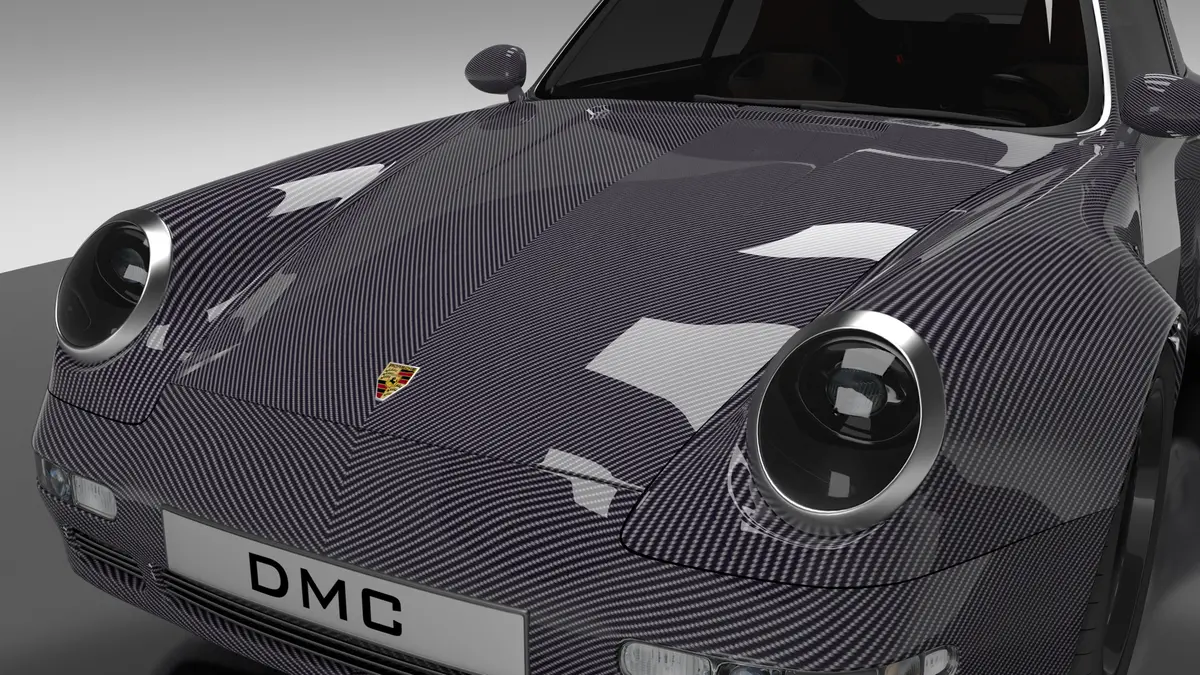 Dmc Porsche 993 Oem Style Front Hood Carbon Fiber 1