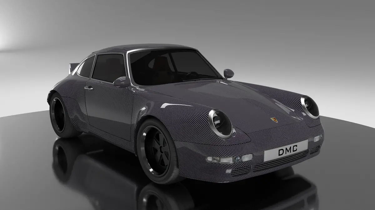 Dmc Porsche 993 Oem Style Front Bumper Carbon Fiber 1