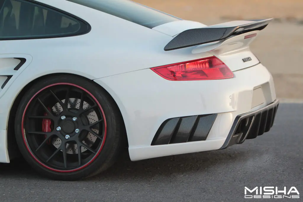 Misha Design Porsche 911 997 Mk1/Mk2 Gtm Rear Spoiler 1