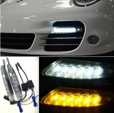 Porsche 997 911 Turbo / Gt2 Drl Led Front Bumper Lamp 1