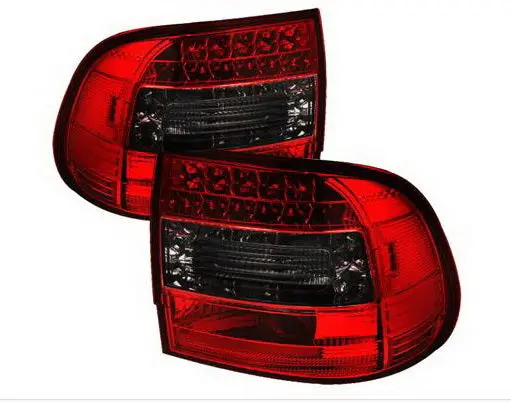 Porsche Cayenne 2002-2007 Red & Smoked Led Facelift Taillight 1