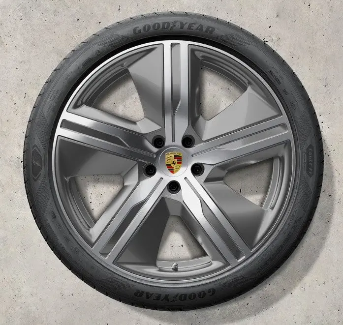 22” Porsche Macan H2 Ev / Gts / Turbo 2025+ Exclusive Design Oe Wheels Set 1