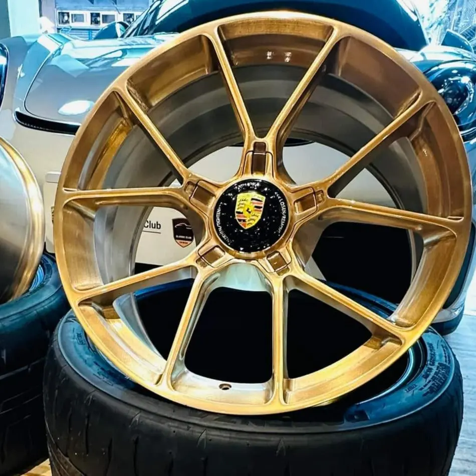 Porsche Gt3 Centerlock Style Custom Forged Wheels 1