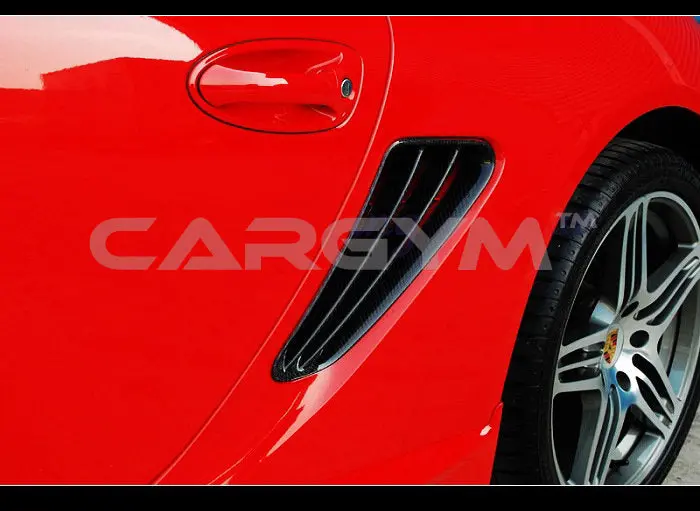 Cargym Porsche 987 Cayman / Cayman S Carbon Fiber Side Intake Vent 1