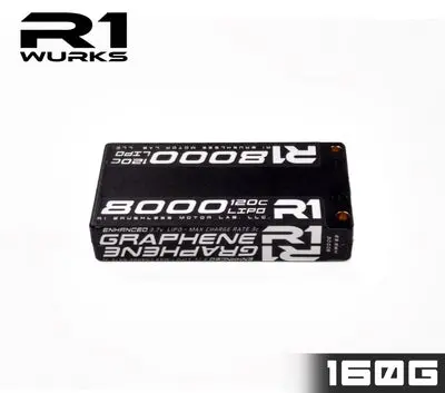 R1 8000Mah 120C 3.7V 1S Lipo 1