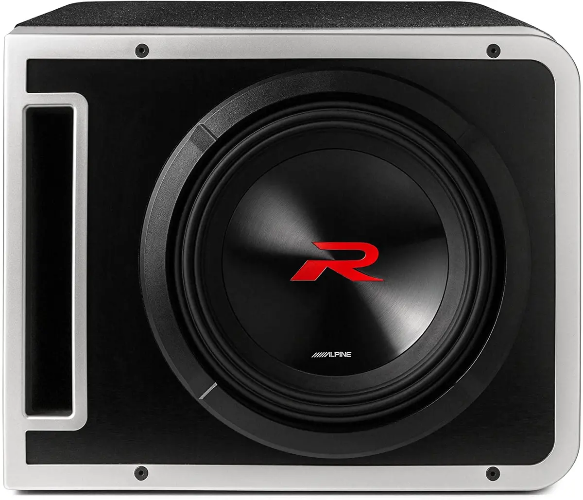Alpine R2-Sb10v Single 10" Alpine Halo R-Series Preloaded Subwoofer Enclosure With Prolink 1