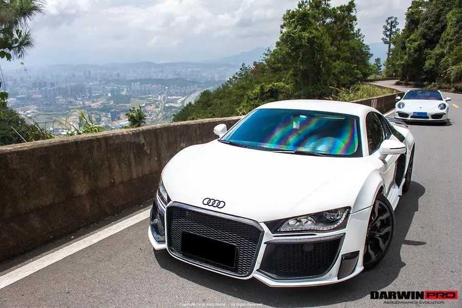 Darwinpro 2006-2015 Audi R8 Coupe Dpgt Style Full Body Kit 1