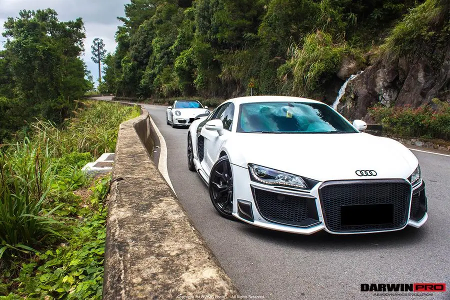 Darwinpro 2006-2015 Audi R8 Coupe Dpgt Style Full Body Kit 3