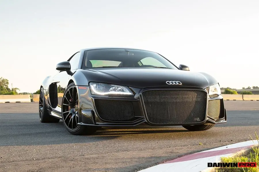 Darwinpro 2006-2015 Audi R8 Coupe/Spyder Dpgt Style Front Bumper 1