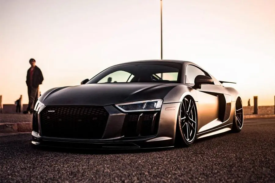 Carbonado 2016-2019 Audi R8 Vrs Style Front Lip 1