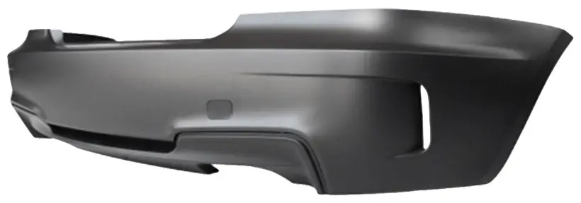 Bmw E82 E88 1-Series 1M Style Rear Bumper With Quad Outlets 1