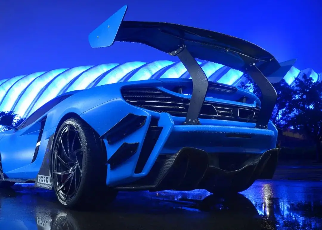 Darwinpro 2011-2017 Mclaren Mp4-12C / 650S Rebel Performance Carbon Fiber Rear Wing Spoiler 1