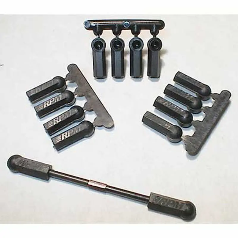 73372 Heavy Duty Rod Ends (12) 4-40 Black 1