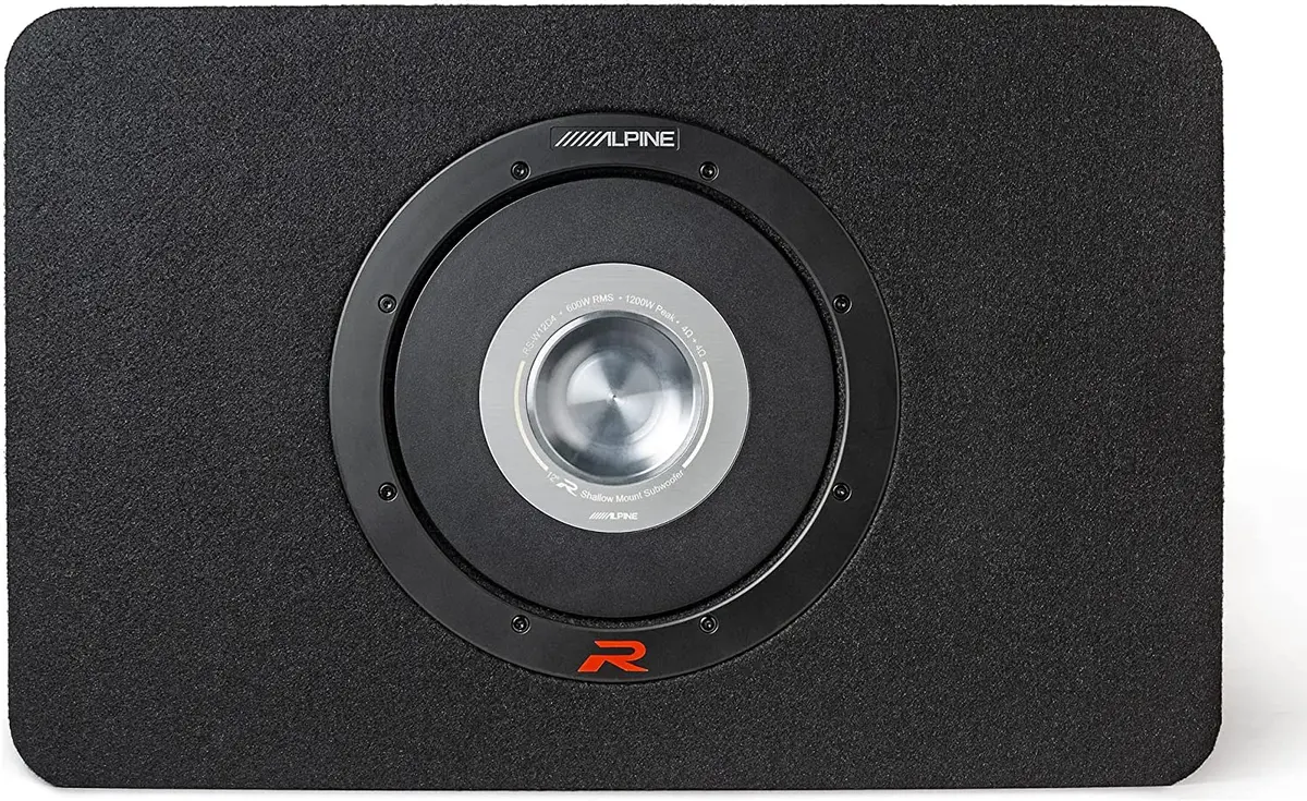 Alpine Rs-Sb12 12" Halo Shallow Pre-Loaded Subwoofer Enclosure 1