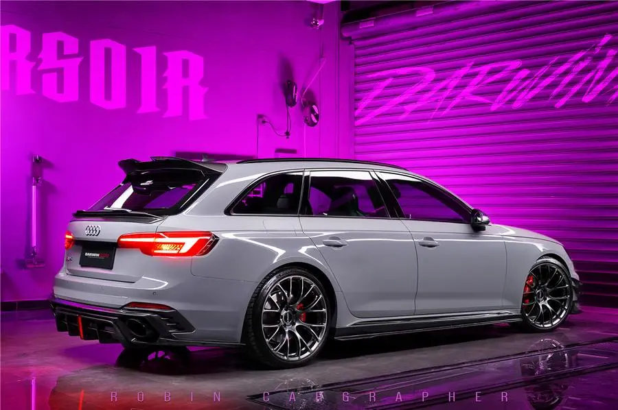 Darwinpro 2017-2022 Audi Rs4 B9 Bkss Style Side Skirts Under Board 1