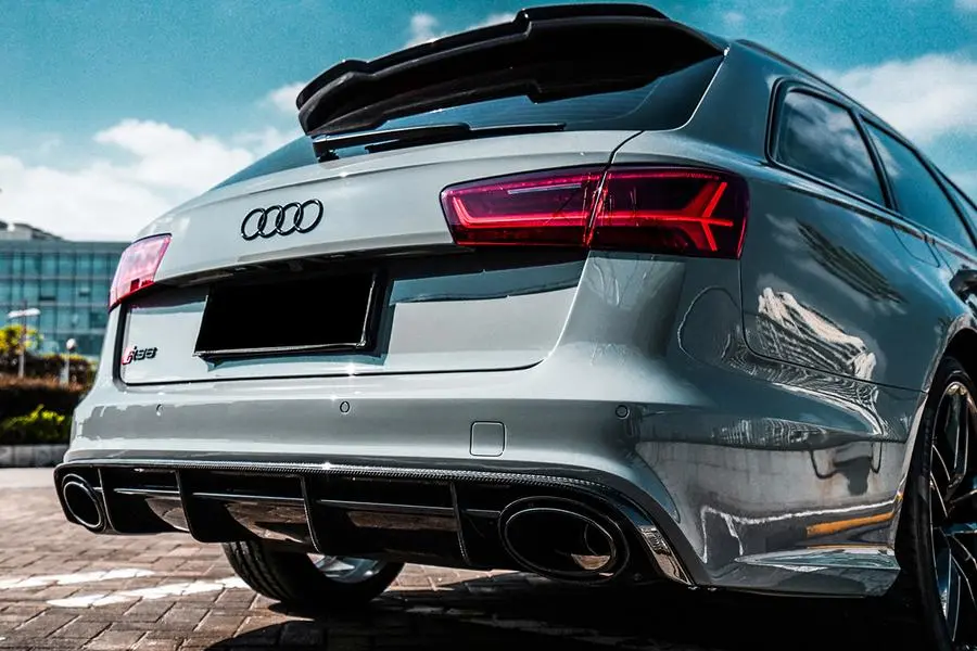Darwinpro 2013-2018 Audi Rs6 Avant Carbon Fiber Rear Lip 1