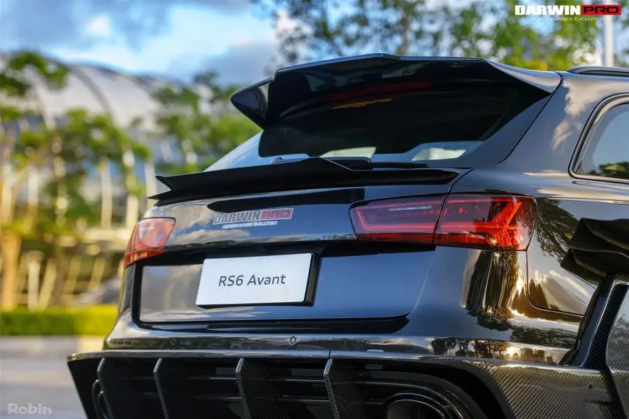 Darwinpro 2013-2018 Audi Rs6 Avant Bkss Style Roof Spoiler 1