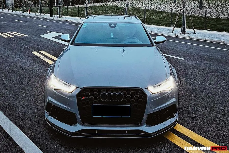 Darwinpro 2013-2018 Audi Rs6 Avant Carbon Fiber Front Lip 1