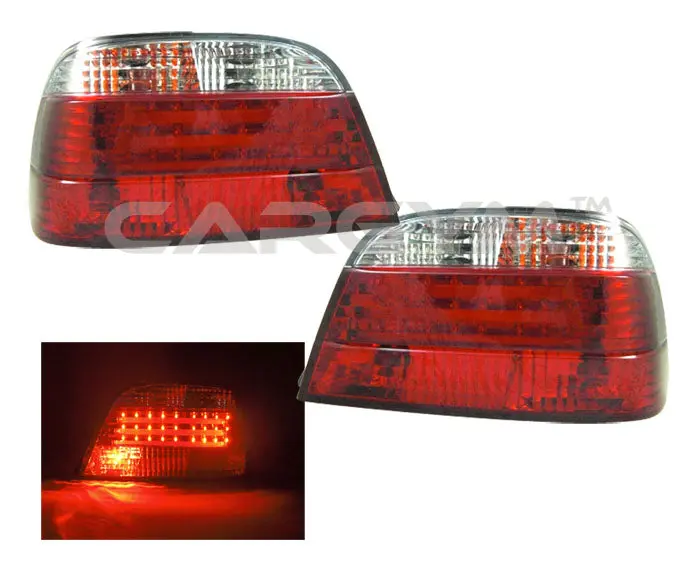 Bmw E38 7-Series 1995-2001 Led Taillight (Red/Clear) 1