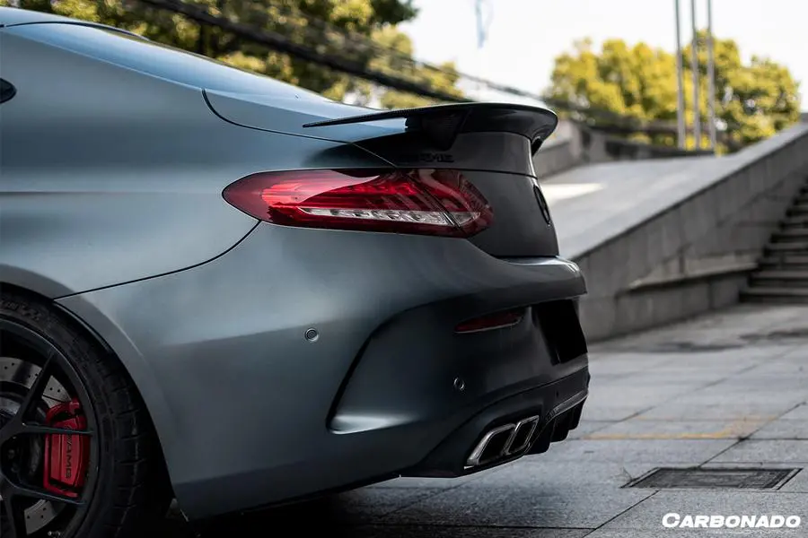 Carbonado 2015-2021 Mercedes Benz C-Class W205 Coupe Rt-Ii Style Trunk Spoiler 1