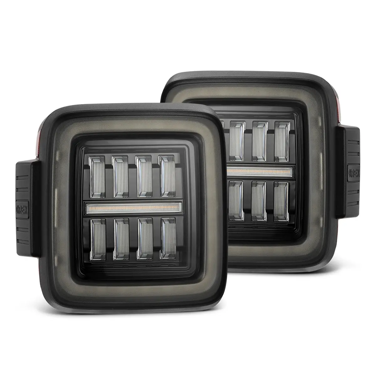 Alpharex 18-23 Jeep Wrangler Jl Nova-Series Prismatic Led Tail Lights 3