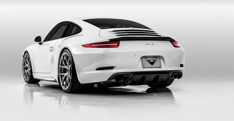 Vorst Style V-Gt Carbon Fiber Rear Diffuser For Porsche 991.1 911 2012+ 1