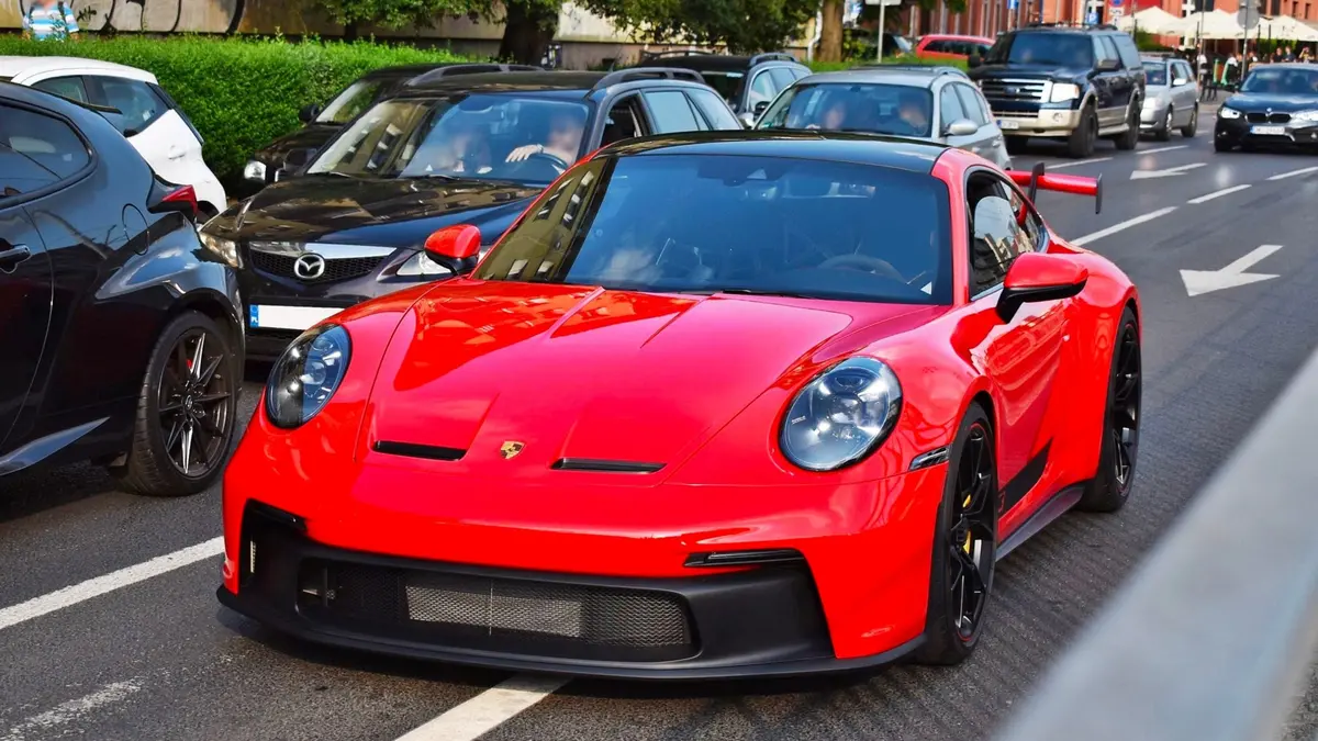 Dmc Porsche 992 Turbo S: Carbon Fiber Front Hood: Oem Replacement Bonnet Gt3 Style 1