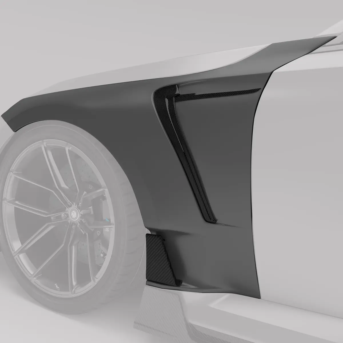 Revozport Bmw M2 G87 Coupe 2023+ Dry Carbon Fiber Front Fenders Set 2