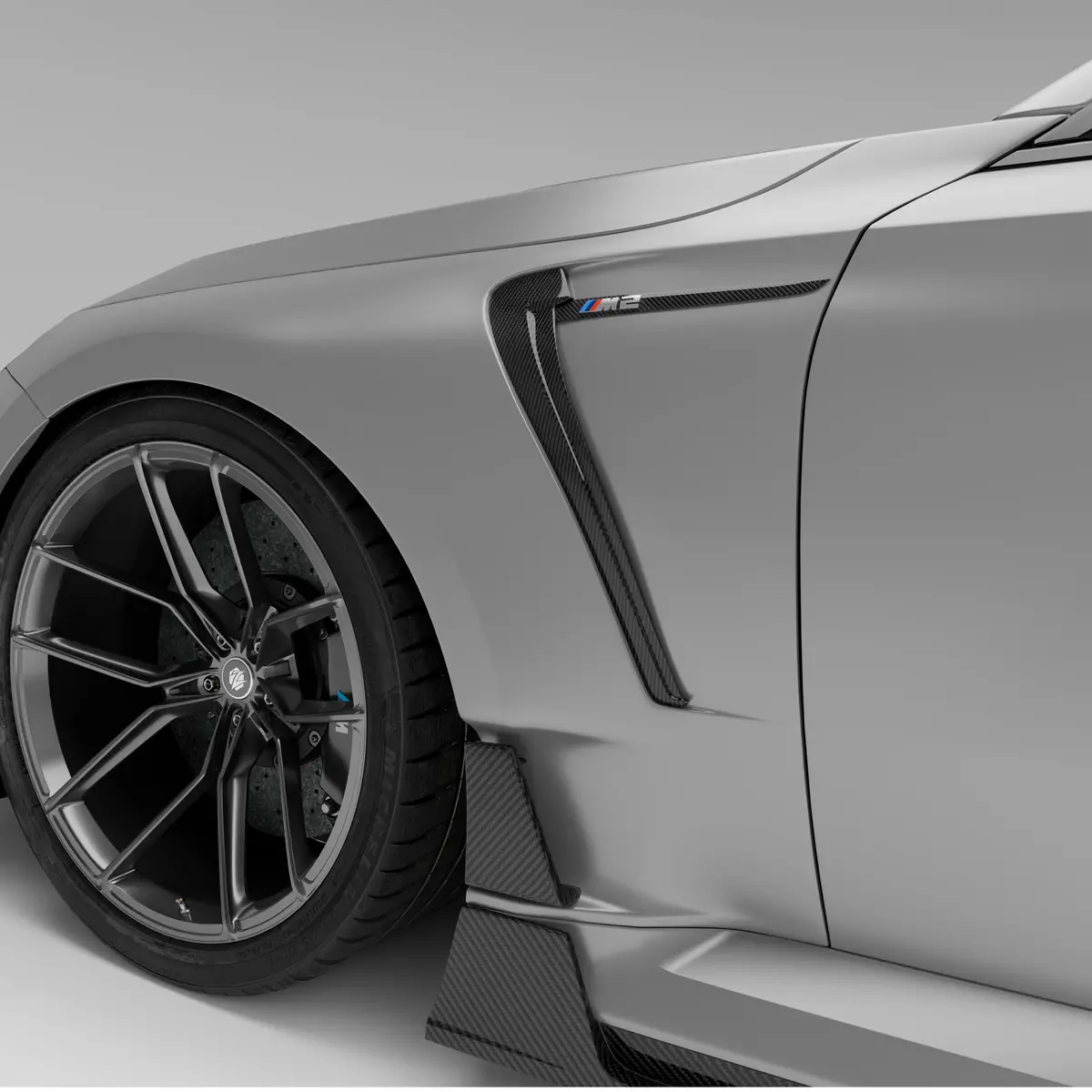 Revozport Bmw M2 G87 Coupe 2023+ Dry Carbon Fiber Front Fenders Set 1