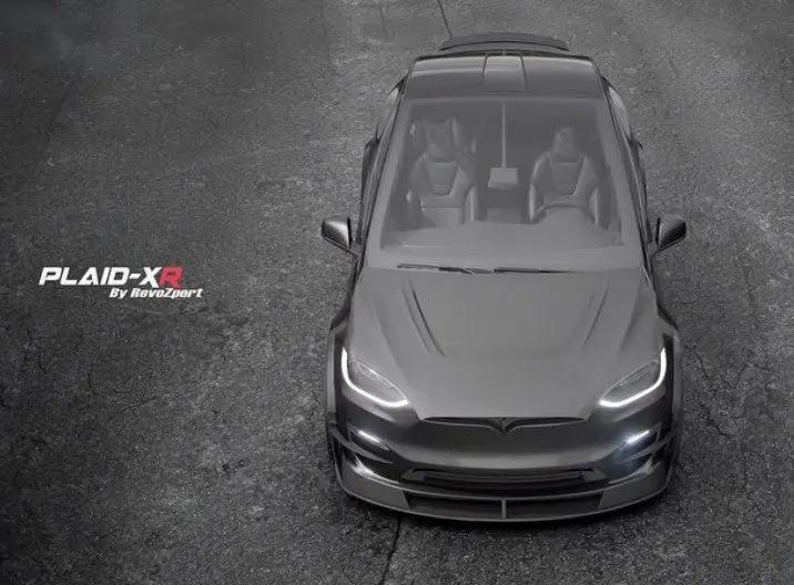 Revozport Plaid-Xr Widebody Carbon Fiber Aero Bodykit For Tesla Model X 2