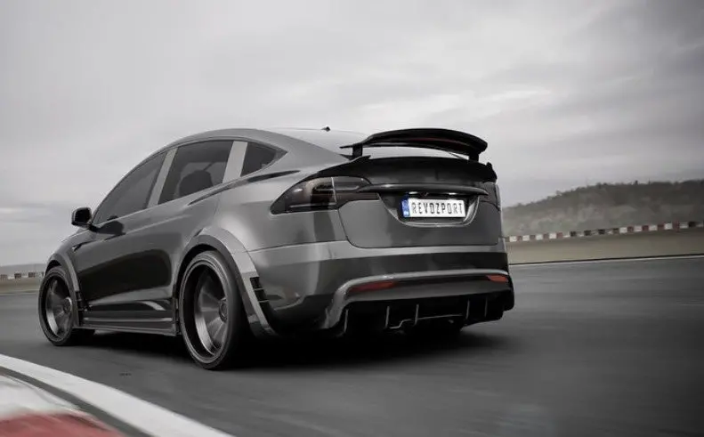 Revozport Plaid-Xr Widebody Carbon Fiber Aero Bodykit For Tesla Model X 4