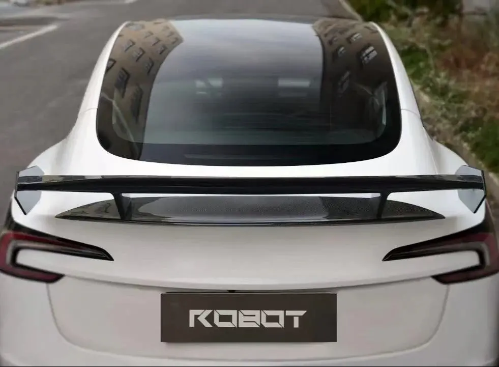 Robot Craftsman V3 Rear Spoiler For Tesla Model 3 Highland 2023+ 1