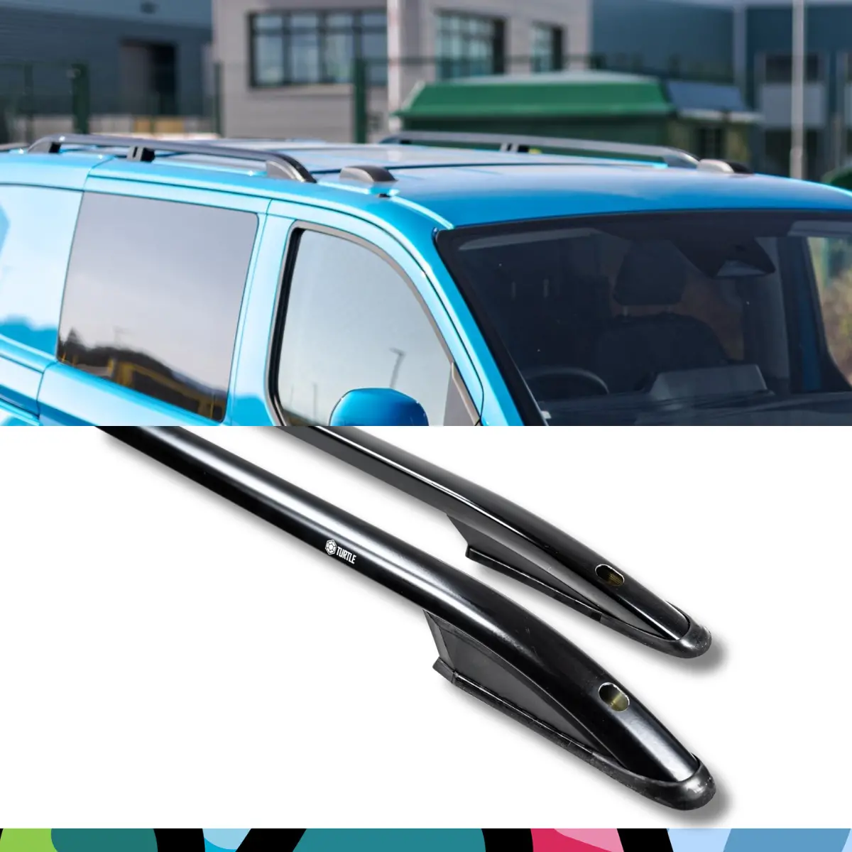 Roof Bars (Swb) For Transit Custom/Vw Transporter T7 1