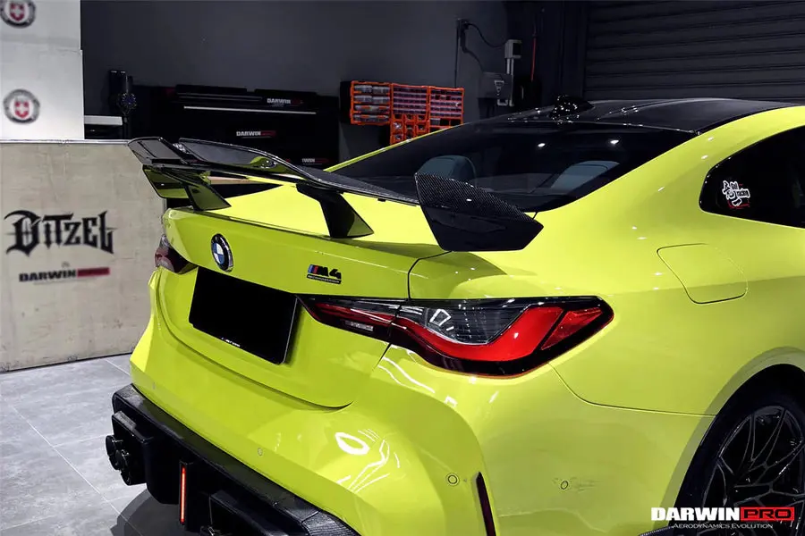 Darwinpro 2021+ Bmw M4 G82 / G83 Bkssii Style Carbon Fiber Trunk Spoiler 1
