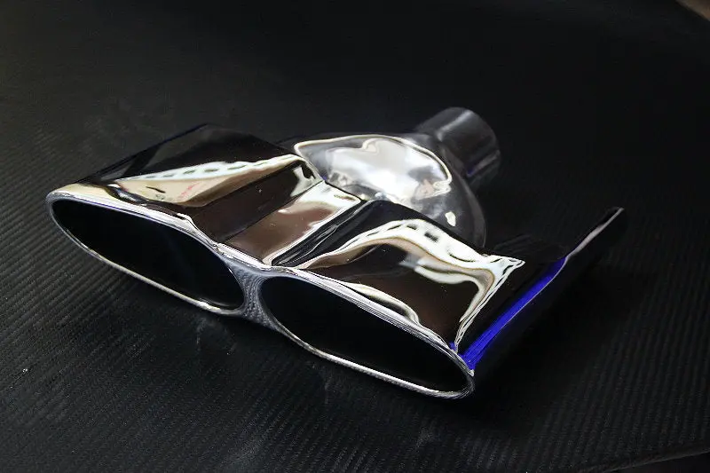 Mercedes-Benz W221 S-Class S65 Style Quad Exhaust Tips 1