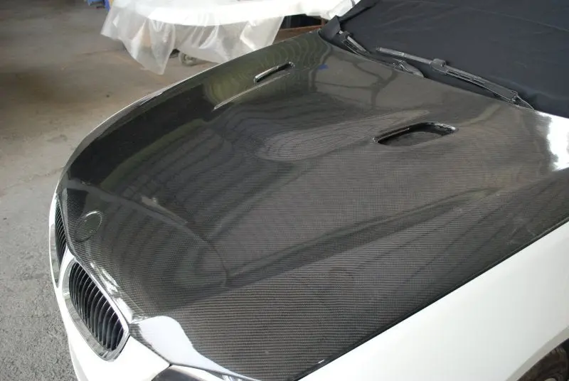 Bmw E92 E93 M3 Style Carbon Fiber Front Hood Bonnet 1