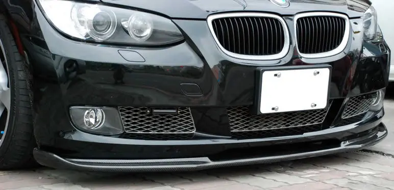Bmw E92/E93 3-Series Coupe Hn Style Carbon Fiber Front Lip 1