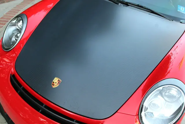 Porsche 997 911 Double-Sided Carbon Fiber Front Hood 1