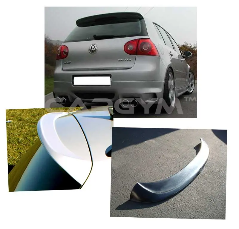 Volkswagen Golf V Gti R32 Abt Style Rear Roof Spoiler Extension 1