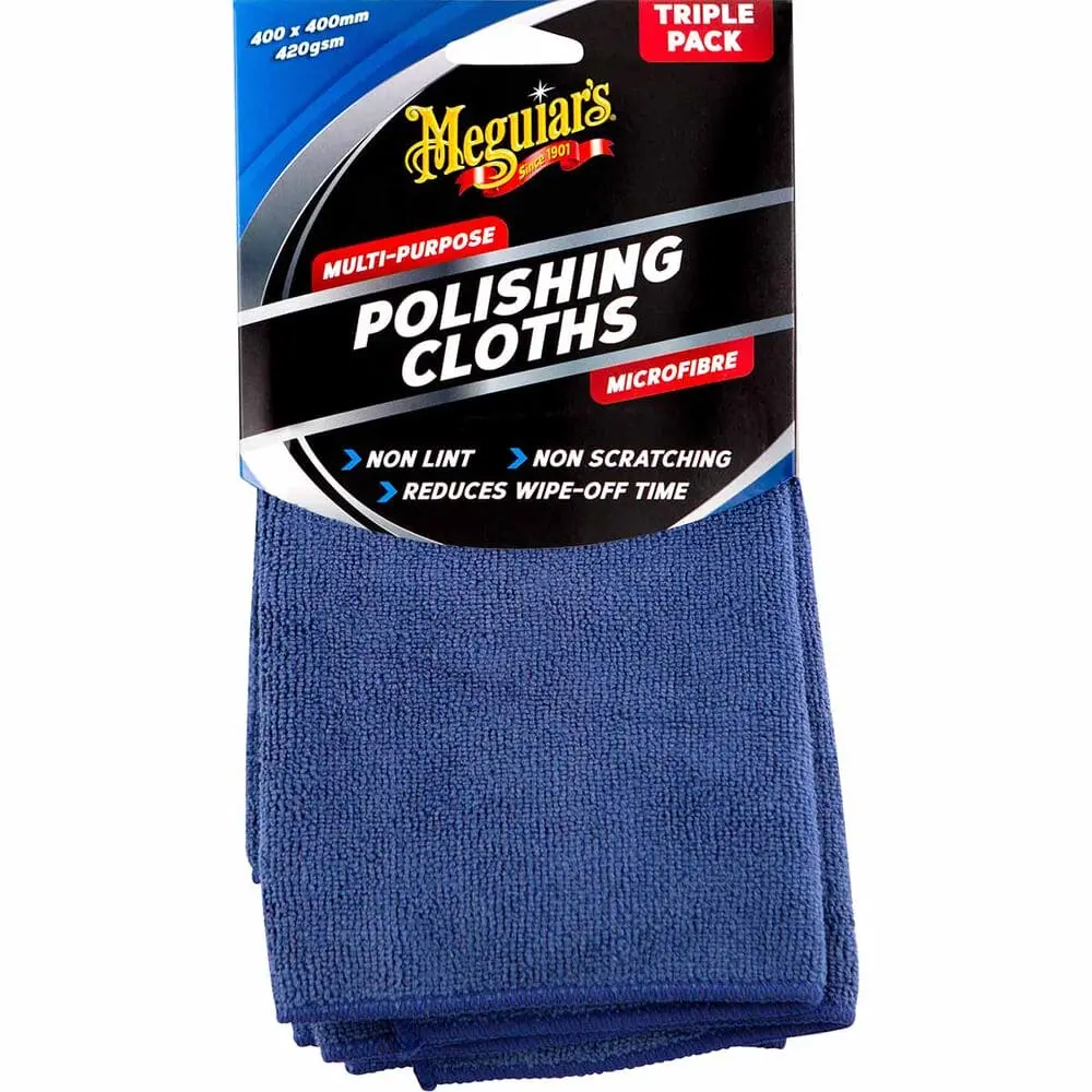 Meguiars Supreme Shine Microwipe Cloth - Triple Pkt 1