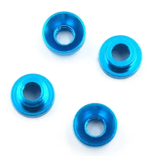 Ya-0577Bu Aluminum Servo Washer M3 4Pcs Blue 1